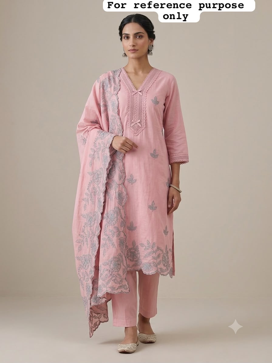Mul chanderi unstitched ladies suit Rc19056