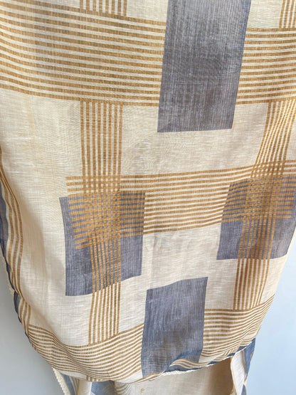 Soft linen unstitched ladies suit Rc18455