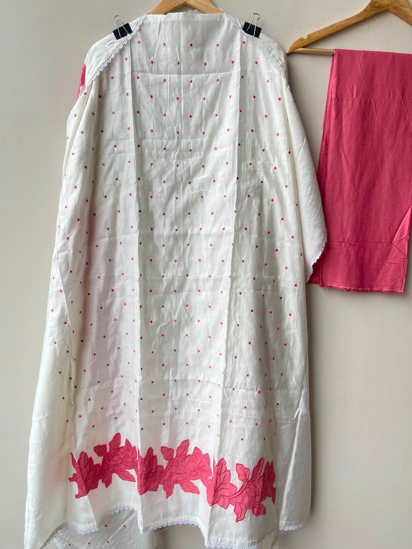Chanderi cotton unstitched ladies suit Rc19269 (b)