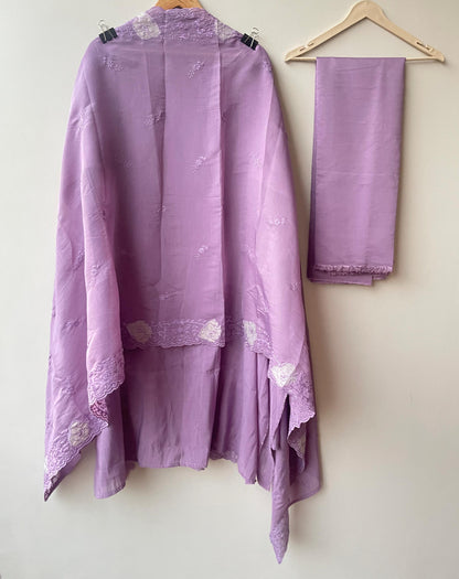 Mul chanderi unstitched ladies suit Rc18915