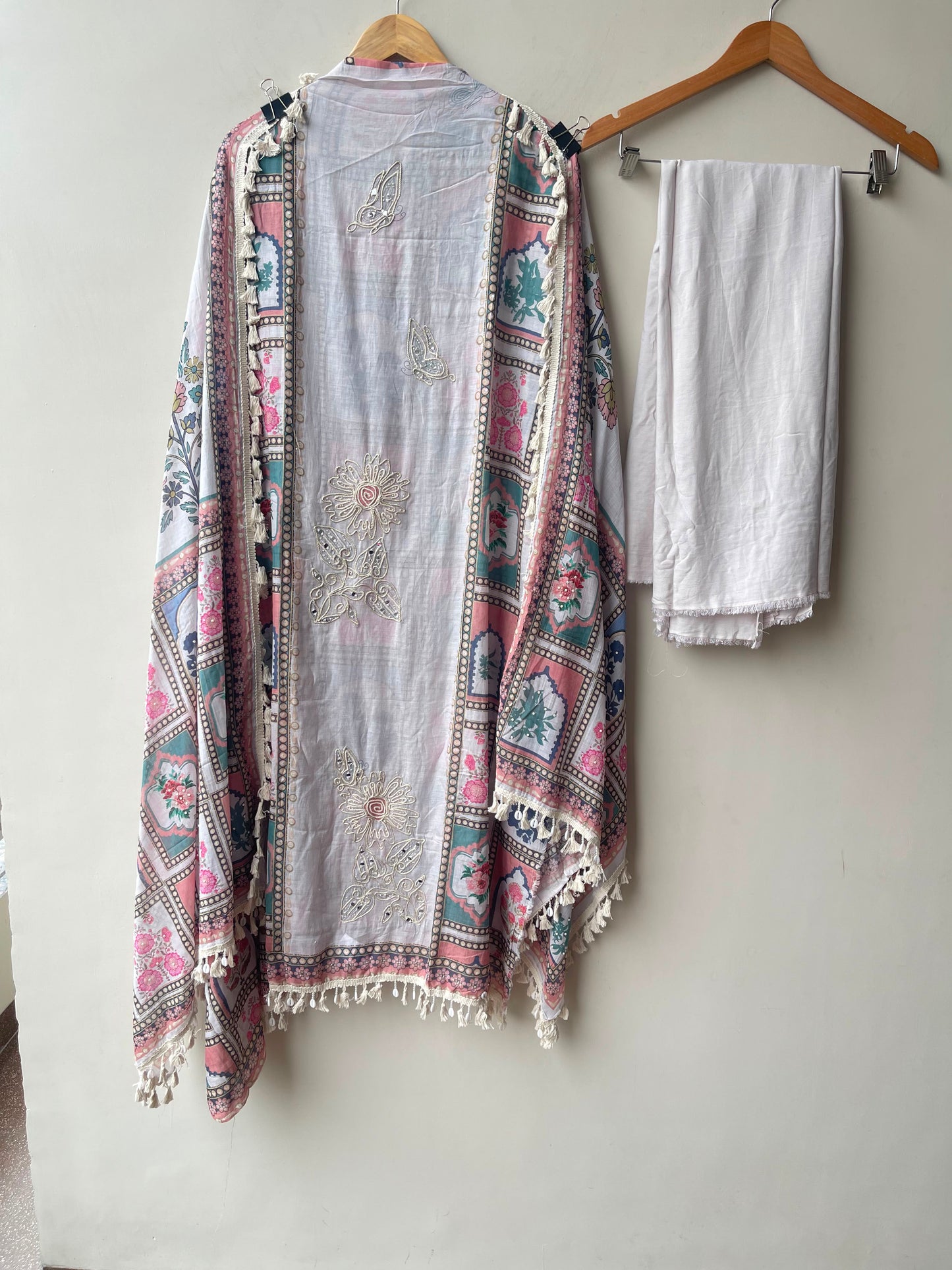Mul chanderi printed ladies unstitched suit Rc19150 (a)