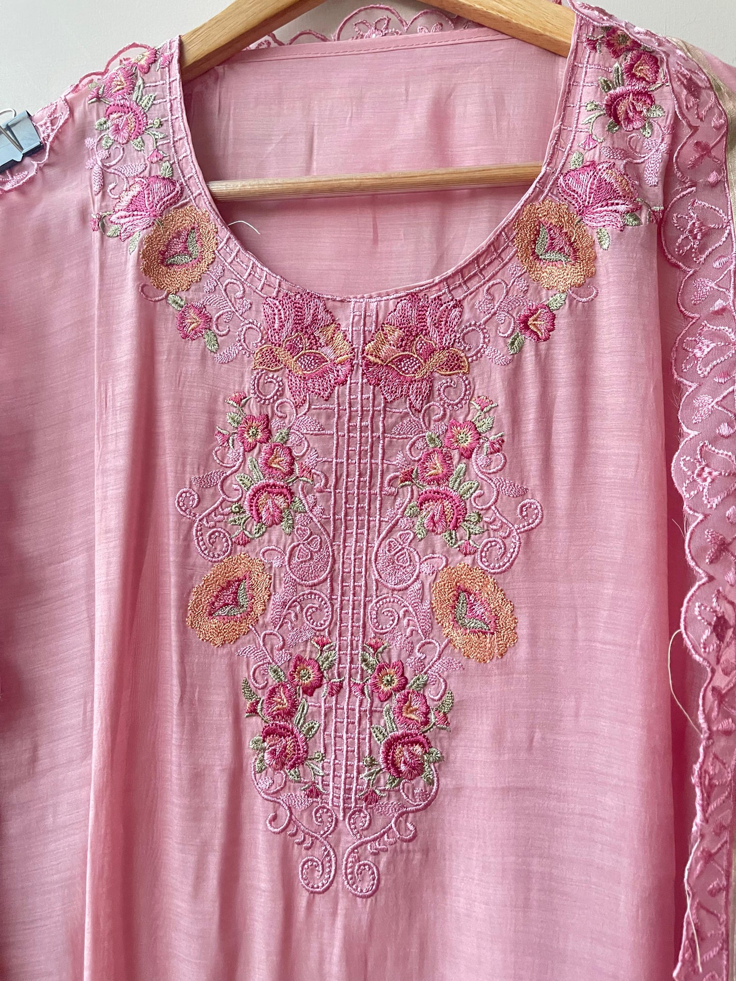 Mul Chanderi Unstitched Ladies Suit RC18858 – view 6