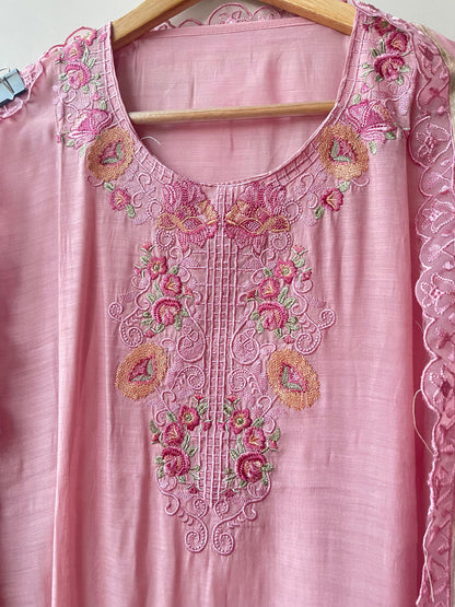 Mul Chanderi Unstitched Ladies Suit RC18858 – view 6