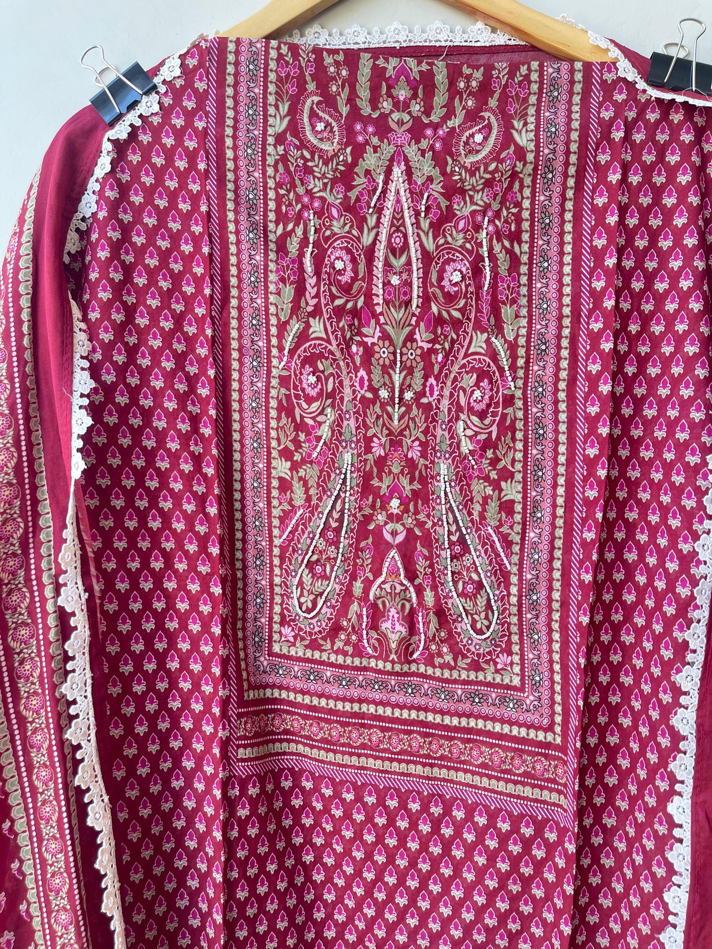 Mul Chanderi Unstitched Ladies Suit RC-18885 – view 6
