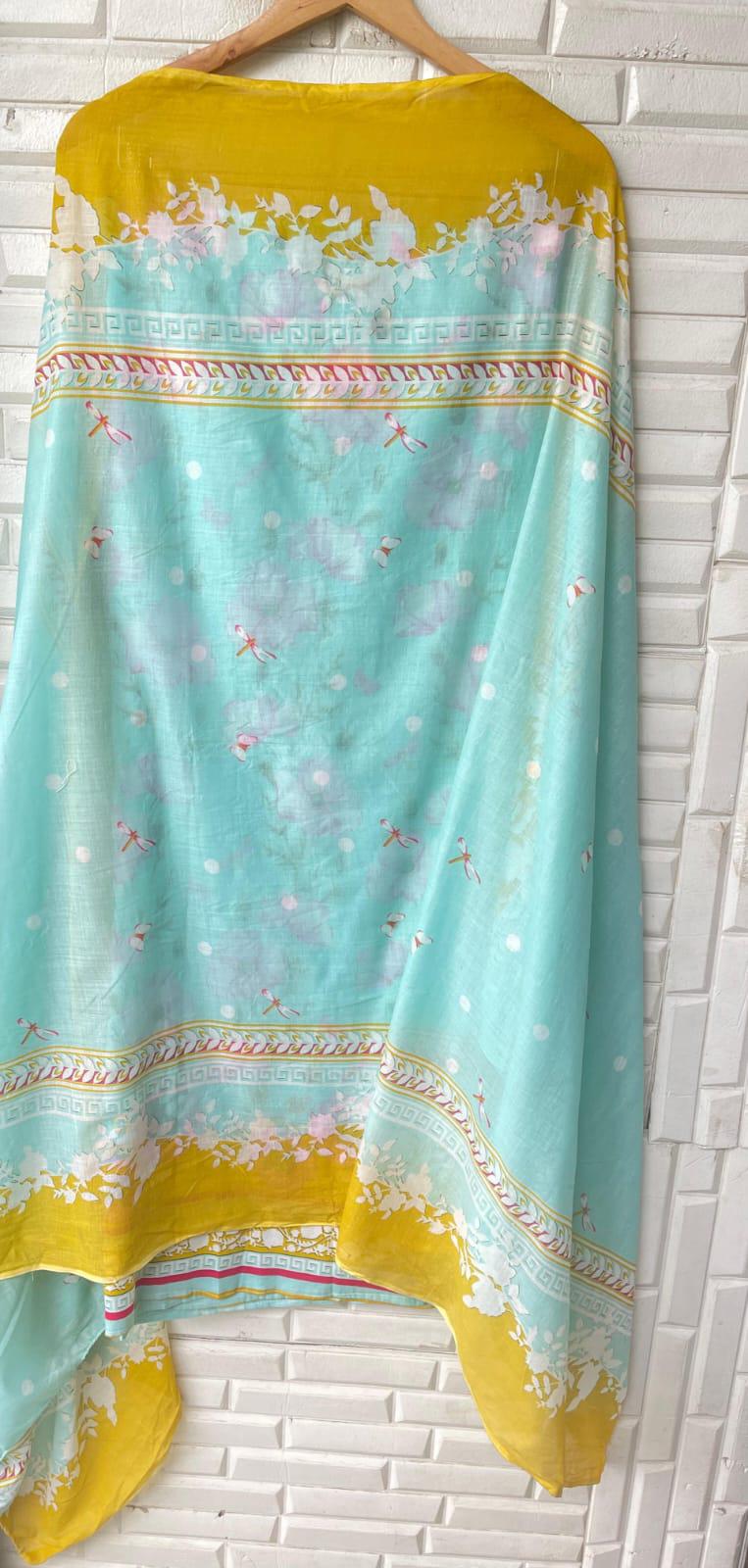 Cotton Printed Unstitched Ladies Suit Rc17241