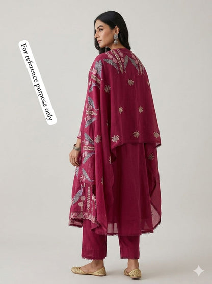 Mul Chanderi Unstitched Ladies Suit RC18890 – view 3