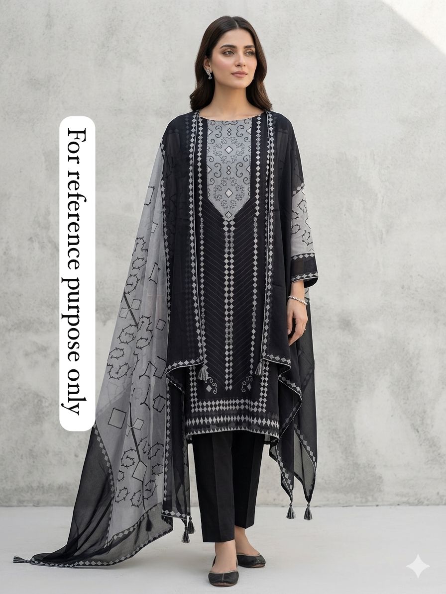 Pure Organza Printed Ladies Unstitched Suit RC-18768 – view 2