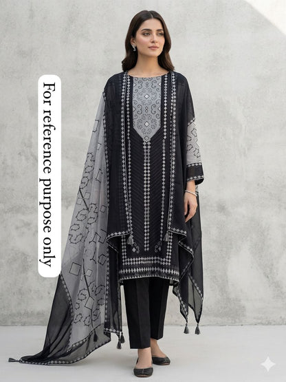 Pure Organza Printed Ladies Unstitched Suit RC-18768 – view 2