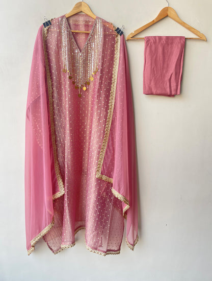 Banarasi shimmer crushed tissue unstitched ladies suit Rc19349
