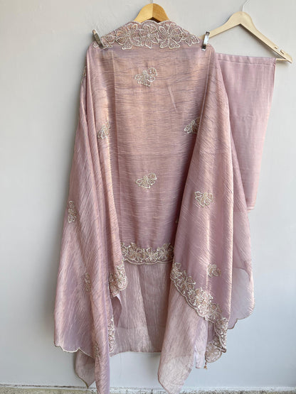 Pure crushed tissue ladies unstitched suit Rc18429 (a)