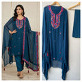 Georgette unstitched fabric ladies suit Rc19331 (b)