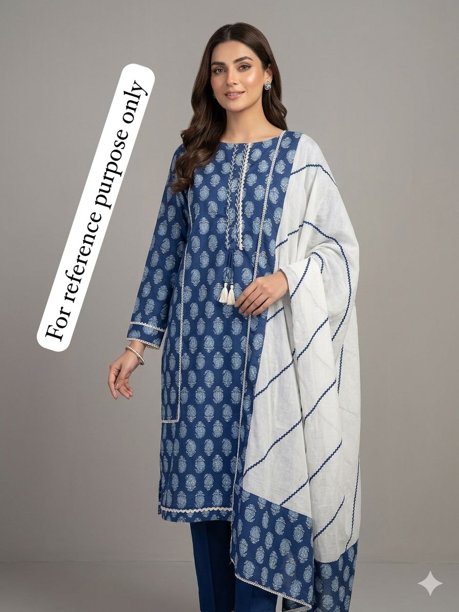 Cotton Printed Unstitched Ladies Suit RC-18632 – view 3