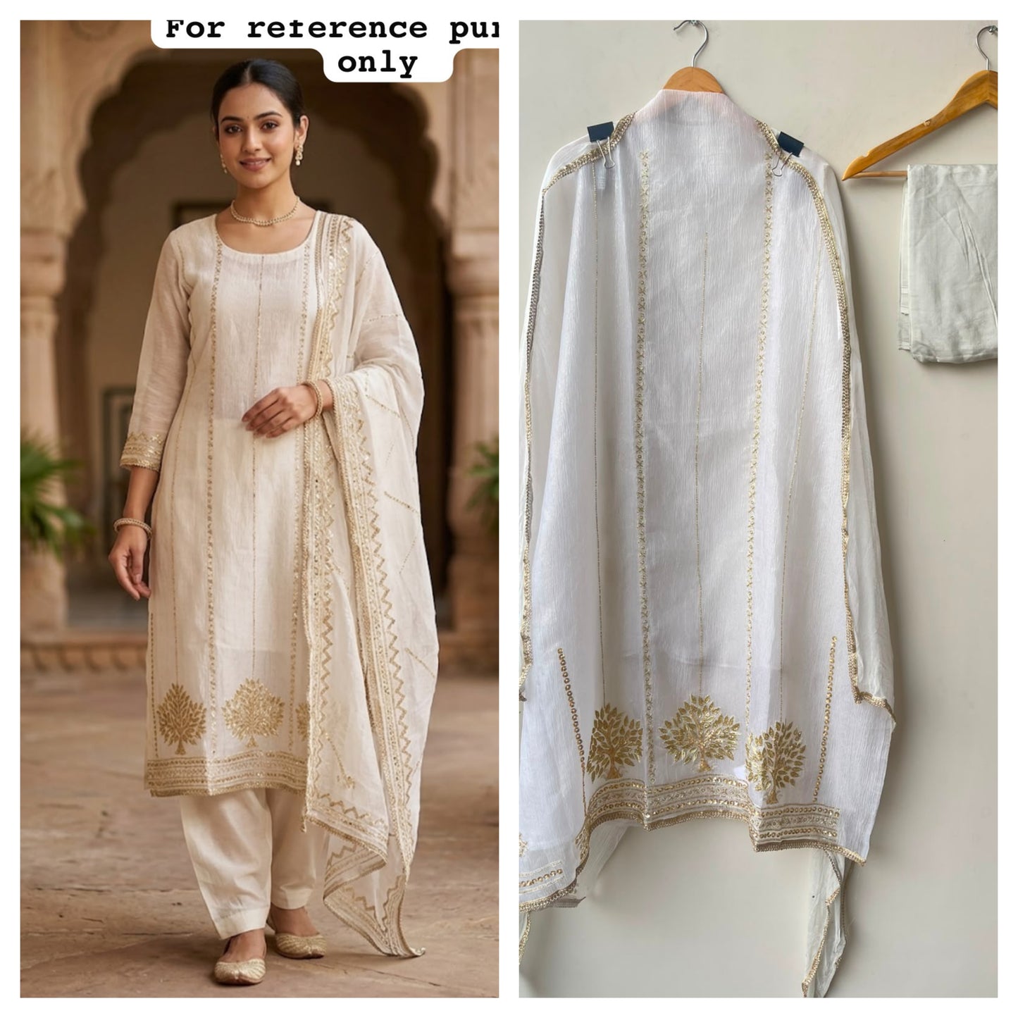 Crushed shimmer tissue fabric unstitched ladies suit Rc19148 (c)