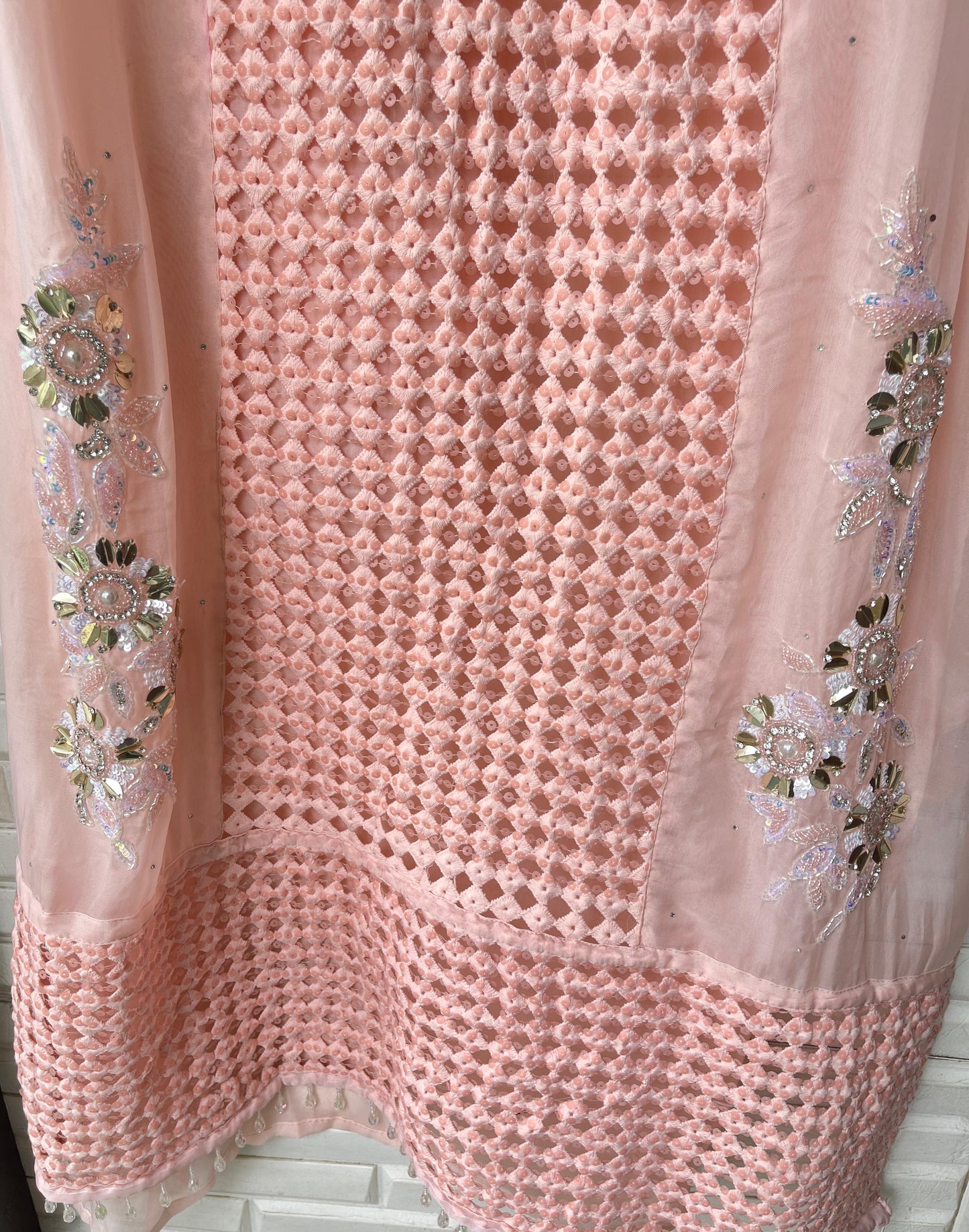 Organza unstitched ladies suit Rc17437 (b)