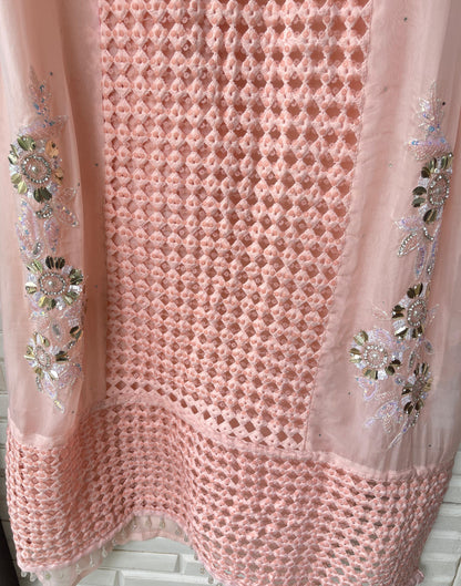 Organza unstitched ladies suit Rc17437 (b)