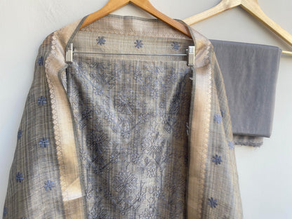 Shimmer linen unstitched ladies suit Rc18845