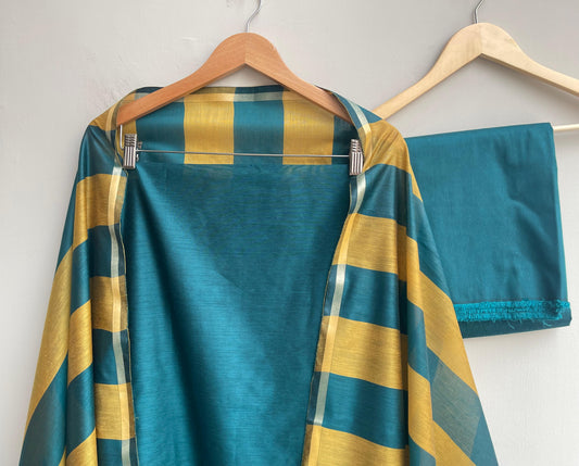 Chanderi silk unstitched ladies suit Rc17994 (c)