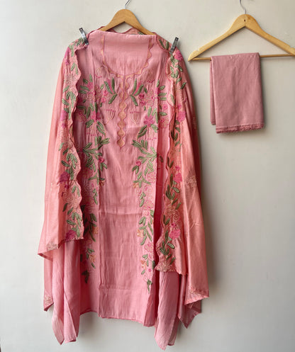 Mul chanderi unstitched ladies suit Rc19308 (a)