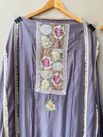 Super soft mul chanderi unstitched ladies suit Rc19103 (a)