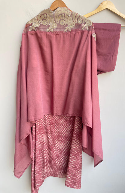 Banarasi muslin silk unstitched ladies suit Rc17834 (b)