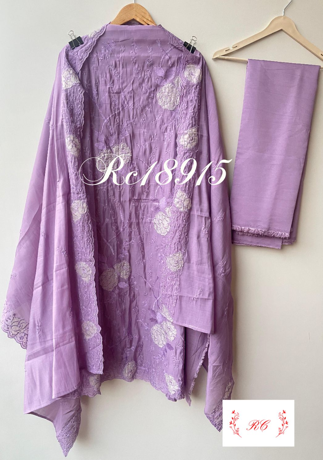 Mul chanderi unstitched ladies suit Rc18915