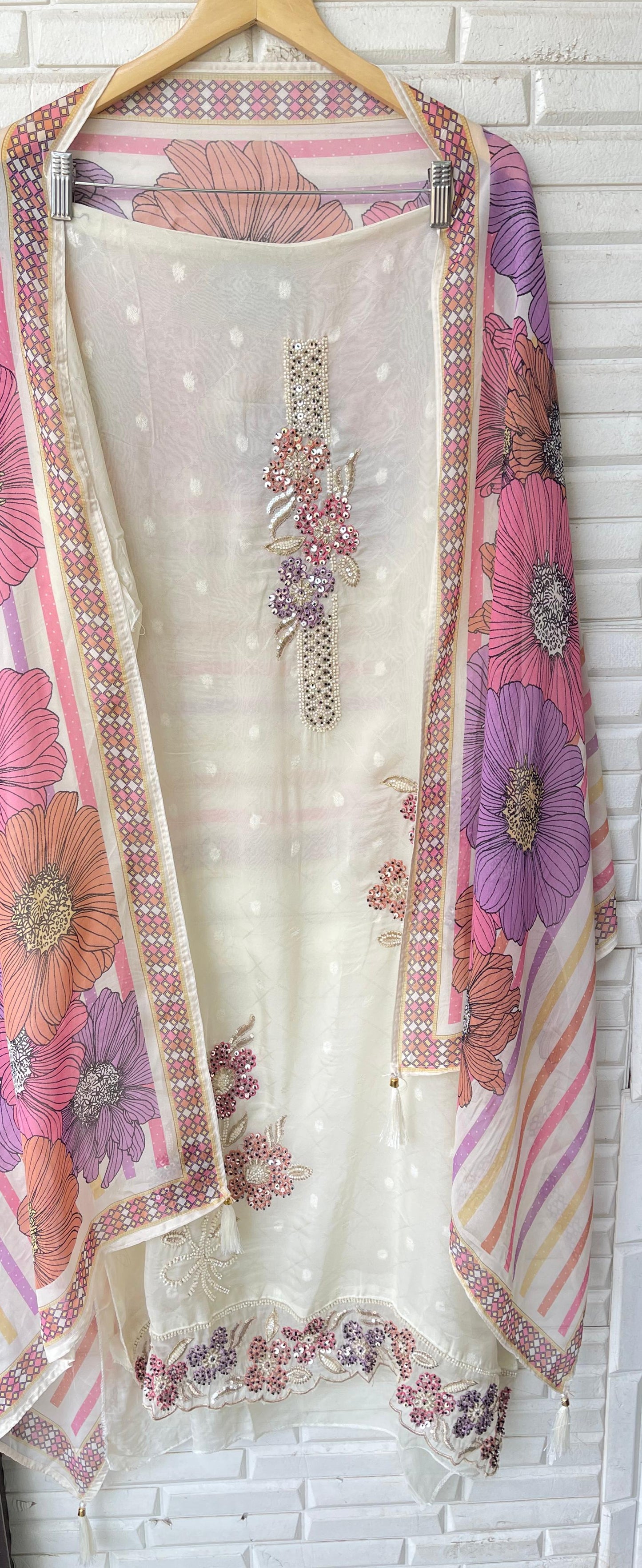 Banarasi Organza Unstitched Ladies Suit RC-18827 – view 8