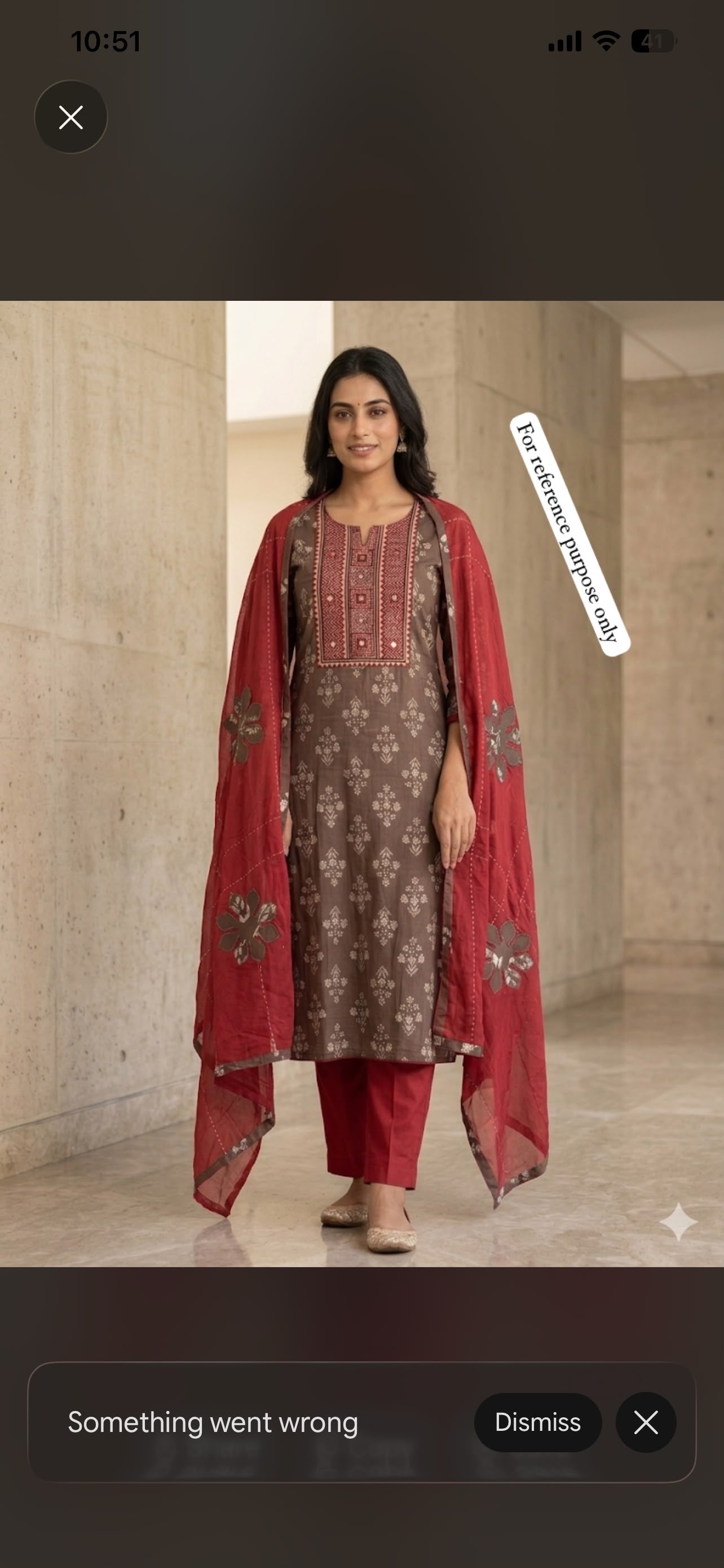 Cotton printed unstitched ladies suit Rc18982
