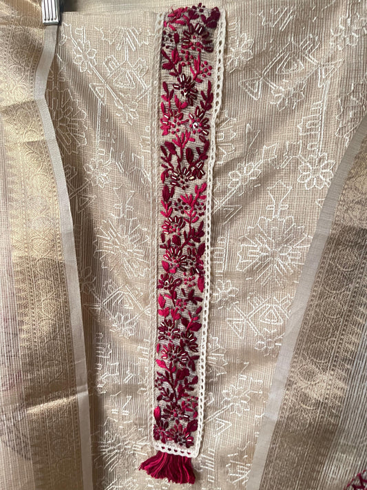 Shimmer kota doriya unstitched ladies suit Rc17811