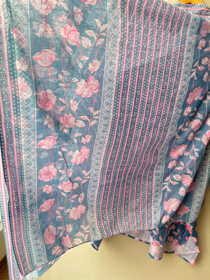 Cotton printed unstitched ladies suit Rc19033