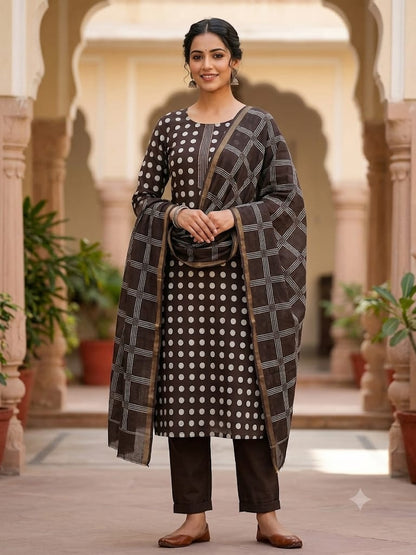 Mul cotton printed unstitched ladies suit Rc19302 (b)
