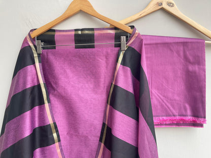 Chanderi silk unstitched ladies suit Rc17994 (a)