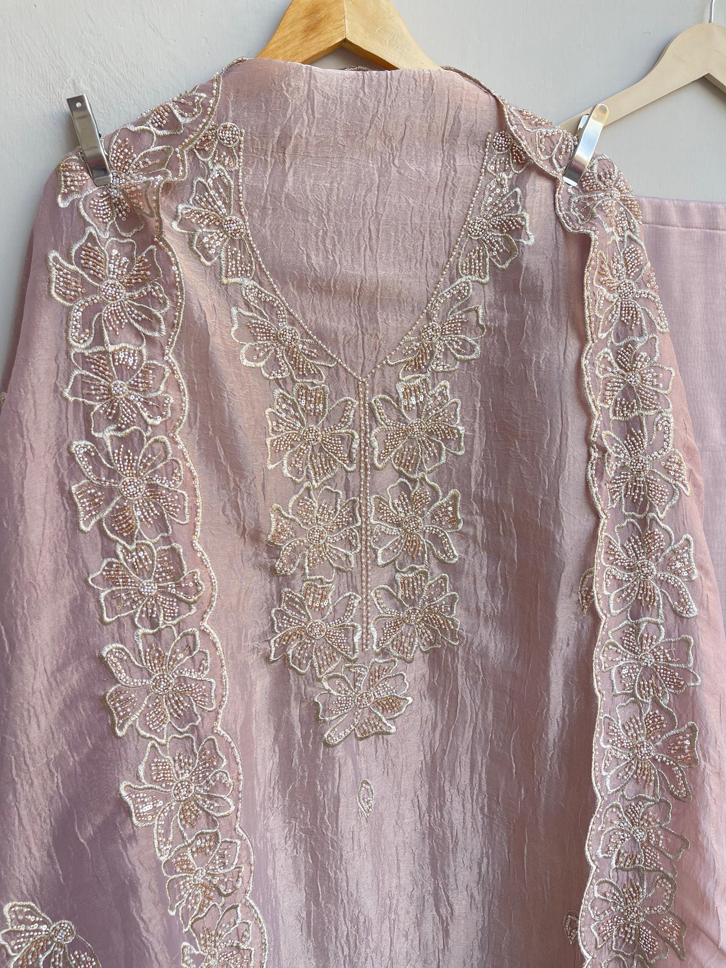 Pure crushed tissue ladies unstitched suit Rc18429 (a)