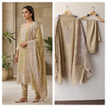 Pure Crushed Shimmer Tissue Ladies Unstitched Suit with Zari Embroidery RC-19268(B)