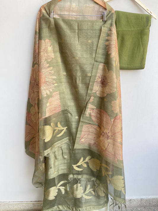 Banarasi maheshwari silk unstitched ladies suit Rc18462 (a)