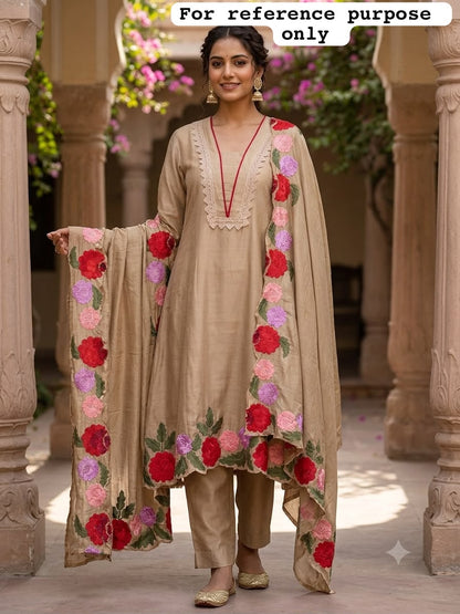 Mul chanderi unstitched ladies suit Rc19171 (a)
