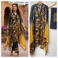 Organza Tuile printed ladies unstitched suit Rc19173