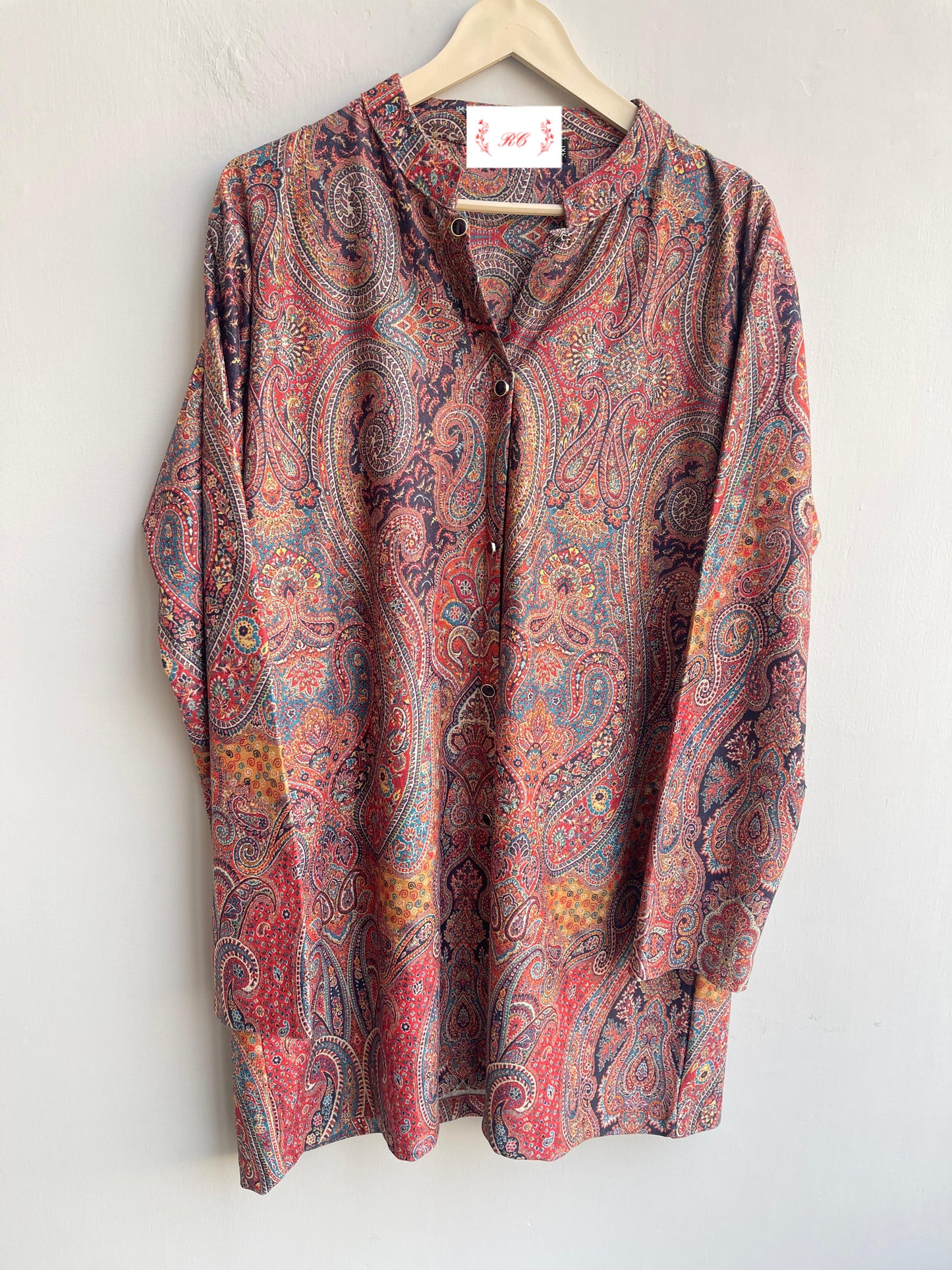 Imported velvet readymade ladies winter coord set Rc18890