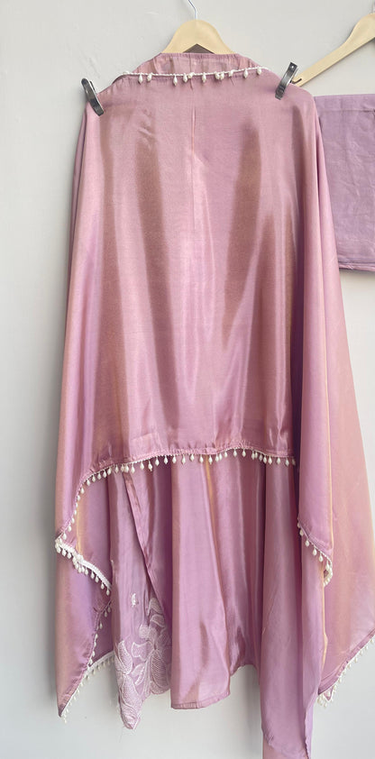 Shimmer silk unstitched ladies suit Rc17896