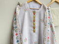 Self Linen Printed Unstitched Ladies Suit RC-18597