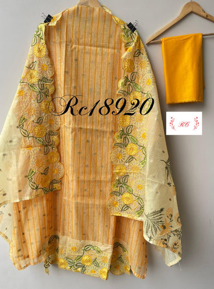 Banarasi kota doriya ladies unstitched suit Rc18920