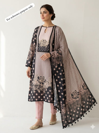 Muslin Printed Unstitched Ladies Suit RC-18764 – view 3