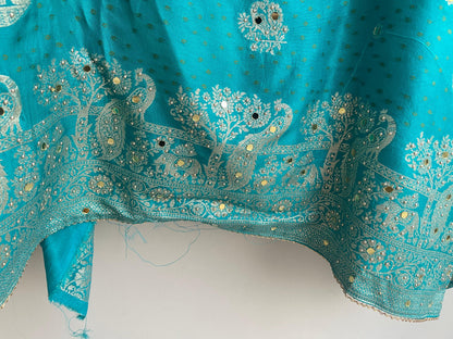 Banarasi silk unstitched ladies suit Rc17840 (b)