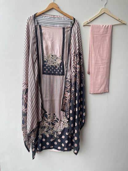 Muslin Printed Unstitched Ladies Suit RC-18764 – view 9