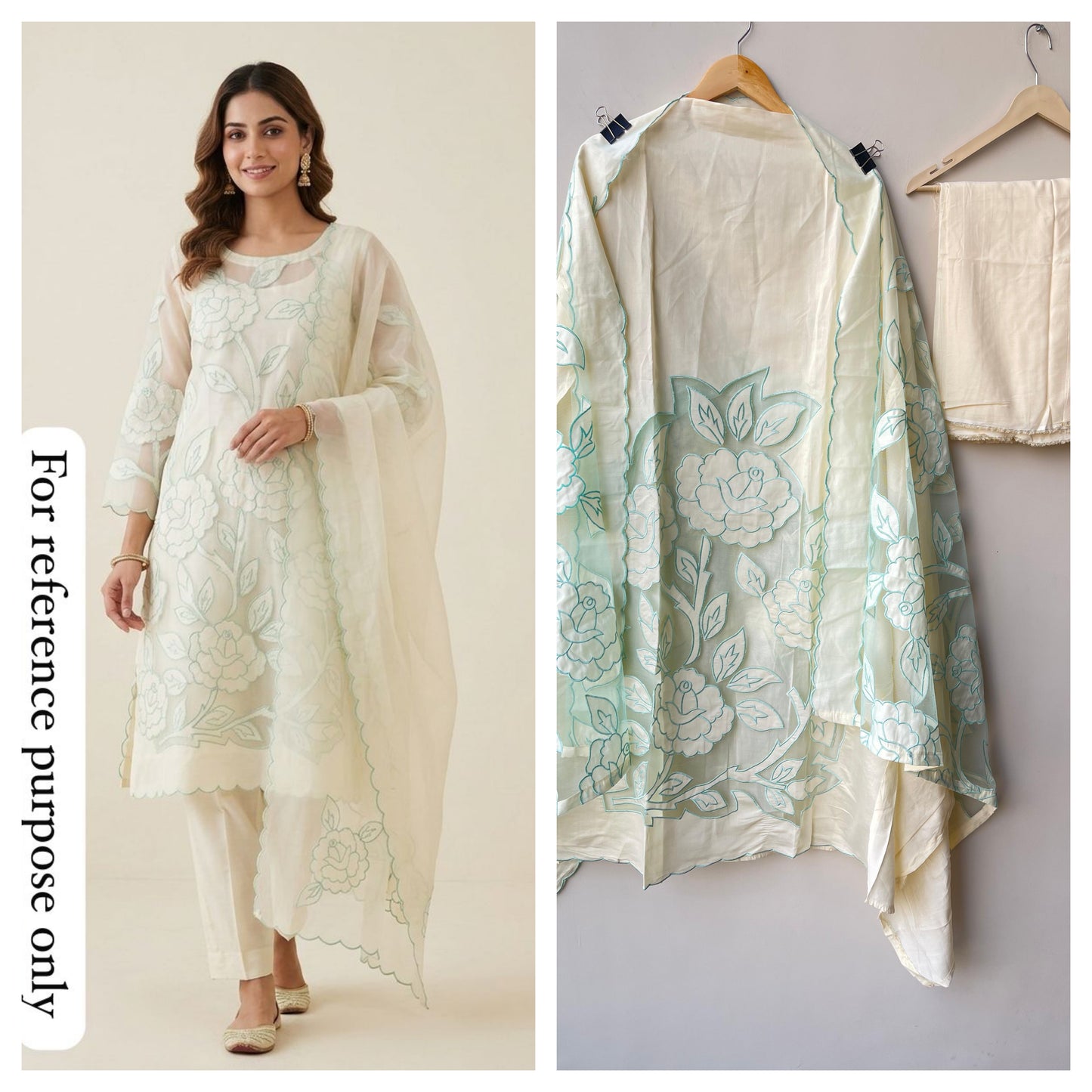 Cotton chanderi unstitched ladies suit Rc18910