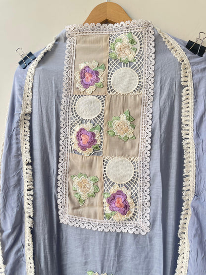 Mul chanderi unstitched ladies suit Rc18949