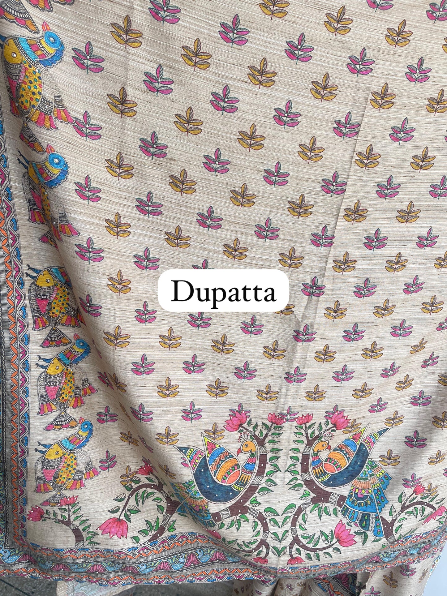 Pure khadi linen unstitched ladies suit Rc18491 (a)