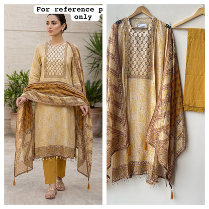 Soft n flowy organza ladies unstitched suit Rc19202