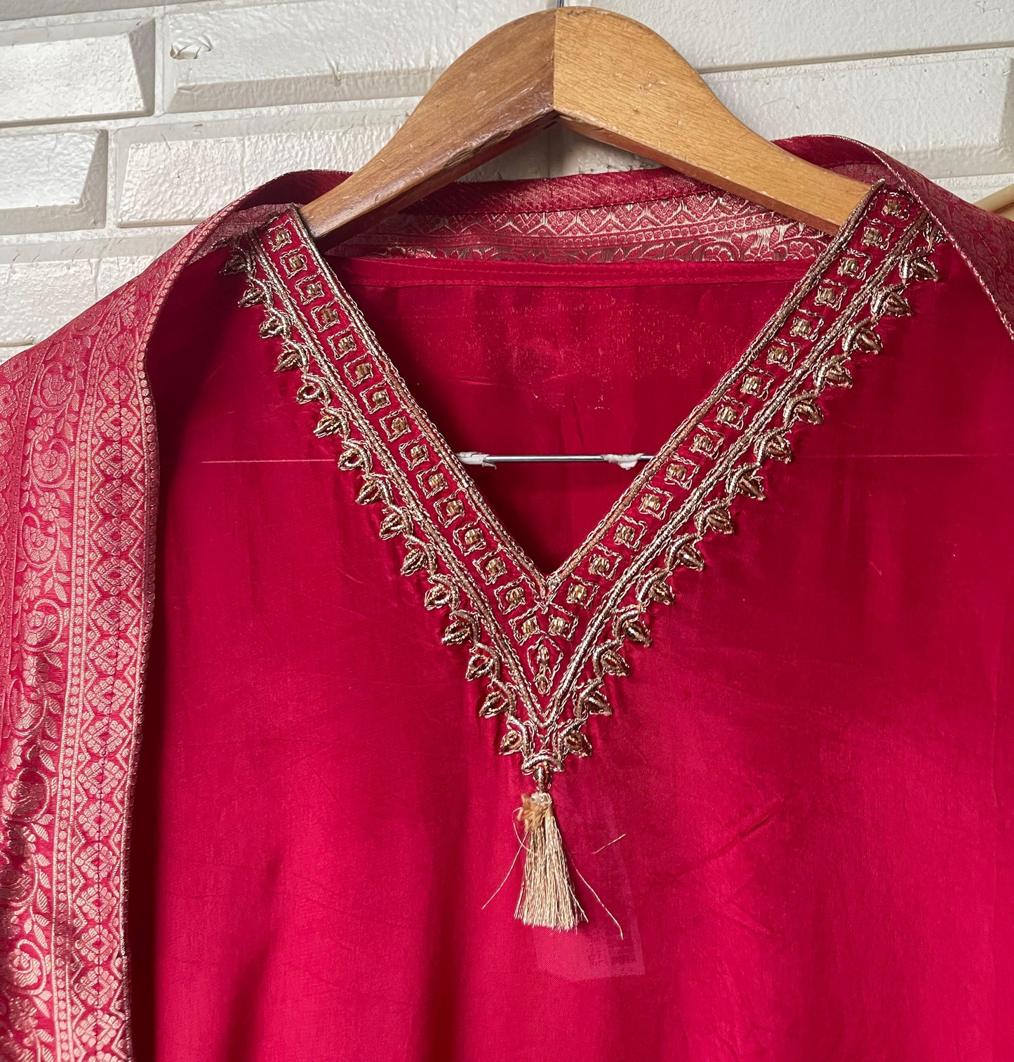 Silk fabric unstitched ladies suit Rc17833 (a)