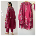 Mul Chanderi Unstitched Ladies Suit RC-18890
