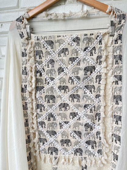 Cotton unstitched ladies suit Rc17310